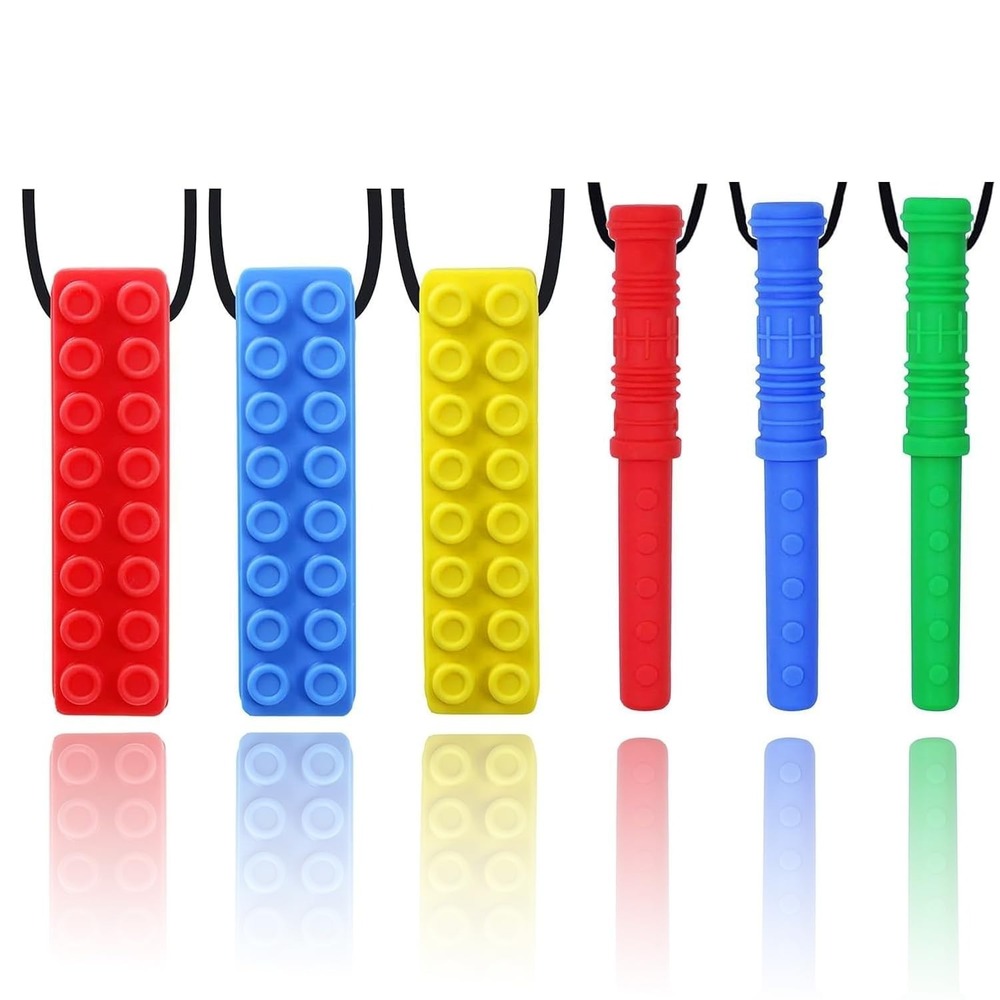 sensory chew necklace‎ pack of 6